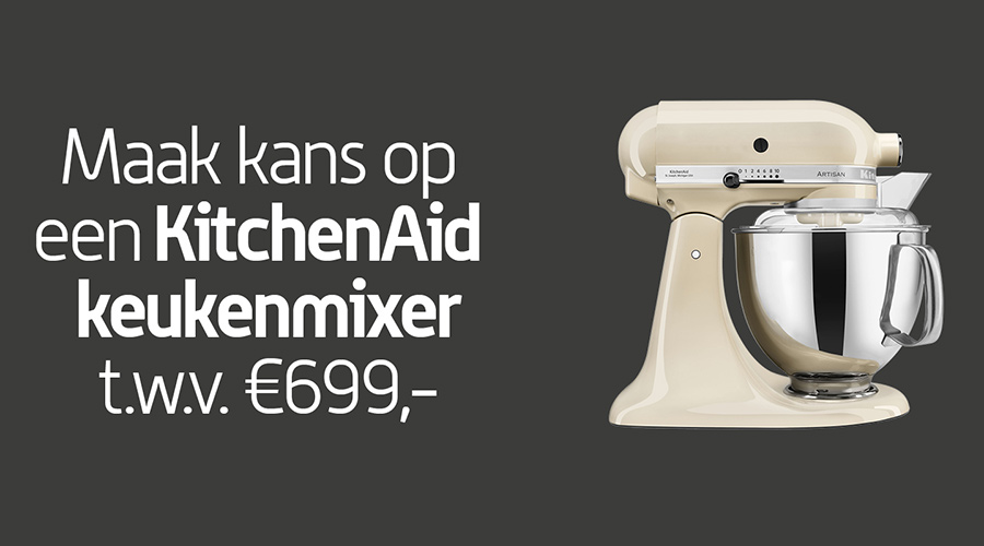 Kitchen Aid Keukenmixer winnen